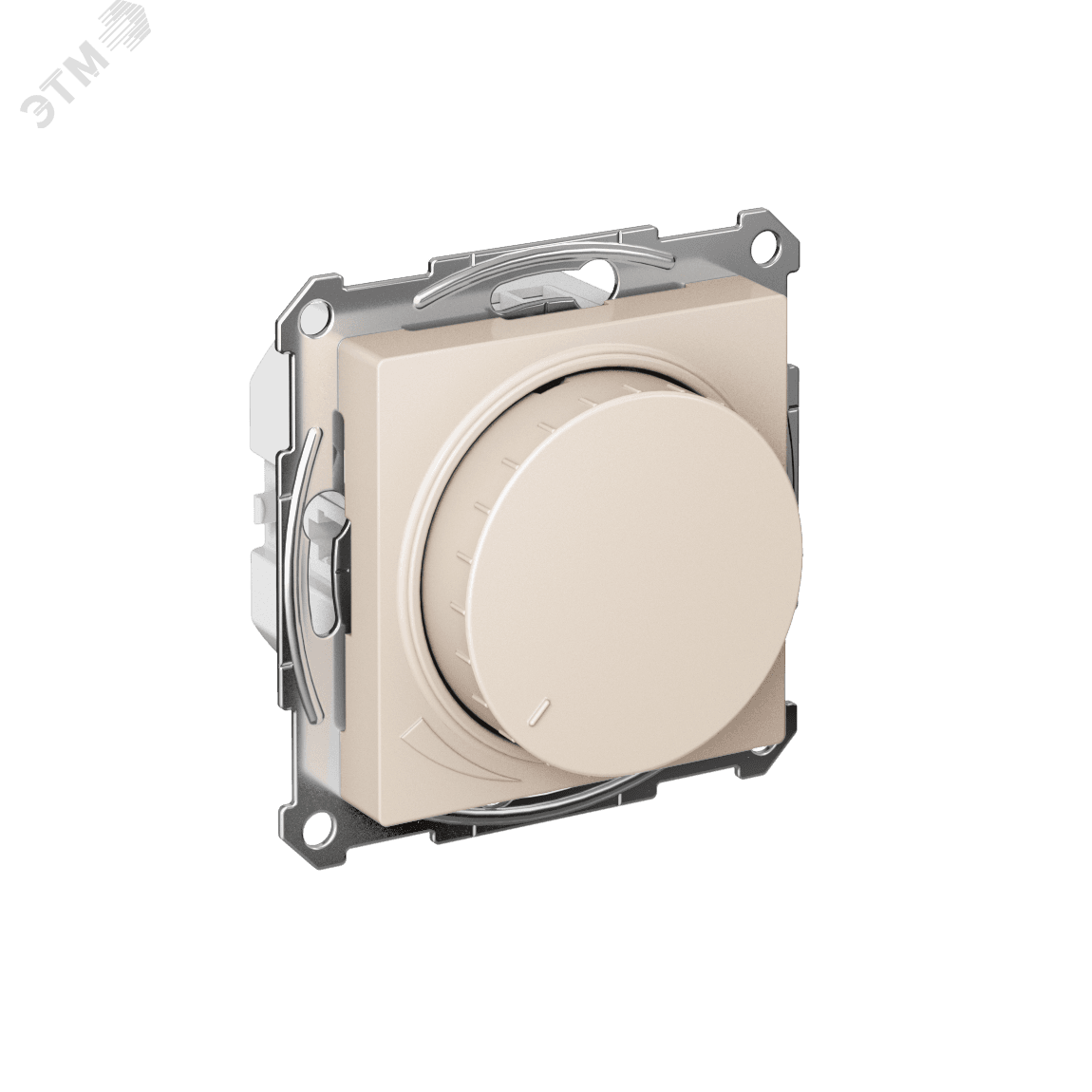 ATLASDESIGN СВЕТОРЕГУЛЯТОР (диммер) повор-нажим, LED, RC, 400Вт, мех., БЕЖЕВЫЙ