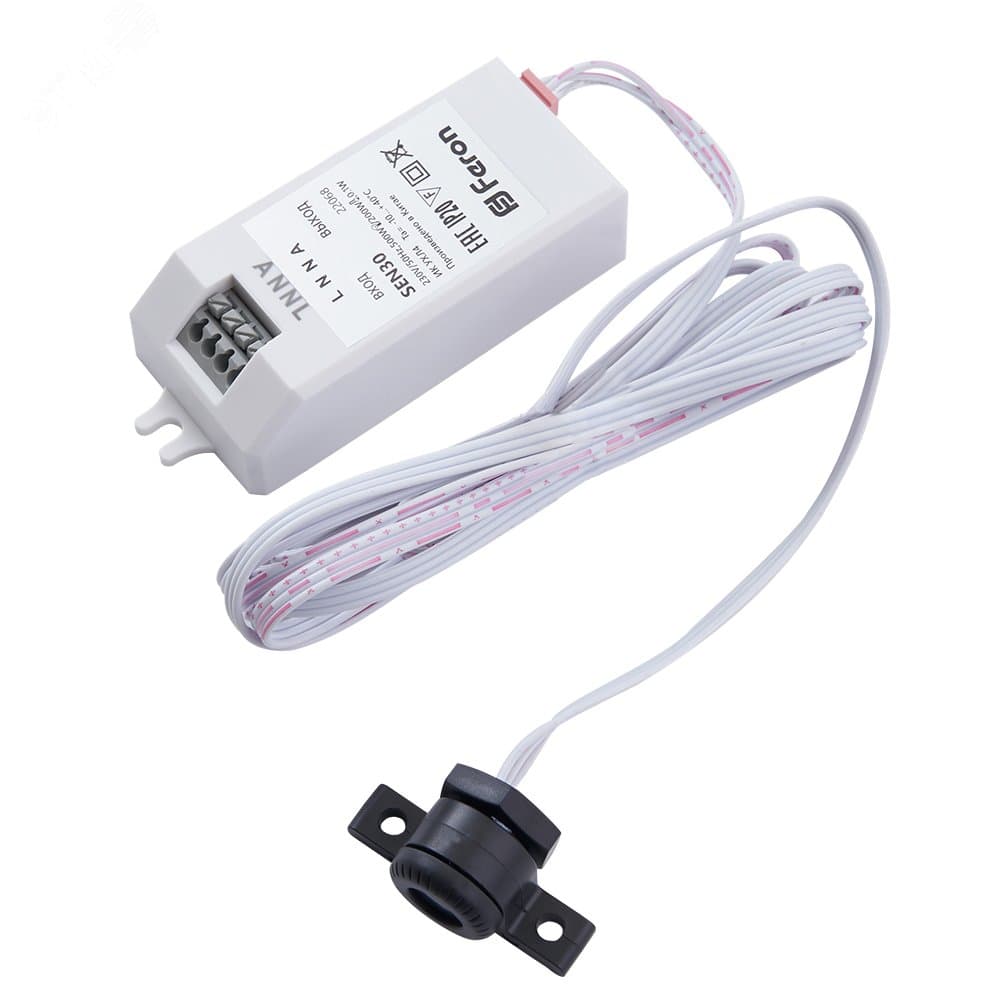 Датчик движения руки встраиваемый 500w 30 градусов 5-8 см IP20