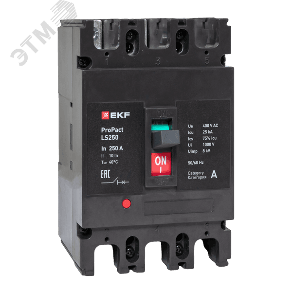 Выключатель автоматический LS250 25кА 3P 250А     ProPact