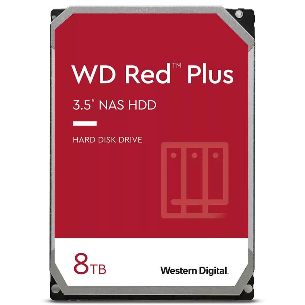 Жесткий диск 3.5'' 8 ТБ Red Plus, SATAIII, 5640 об/мин, 256 МБ