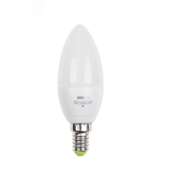 Лампа светодиодная LED 5Вт E14 400Лм теплый матовая свеча 230V/50Hz ECO