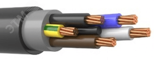 Кабель силовой ППГнг(А)-HF 5х25,0 мк (N,PE) - 0,66 кВ ТРТС