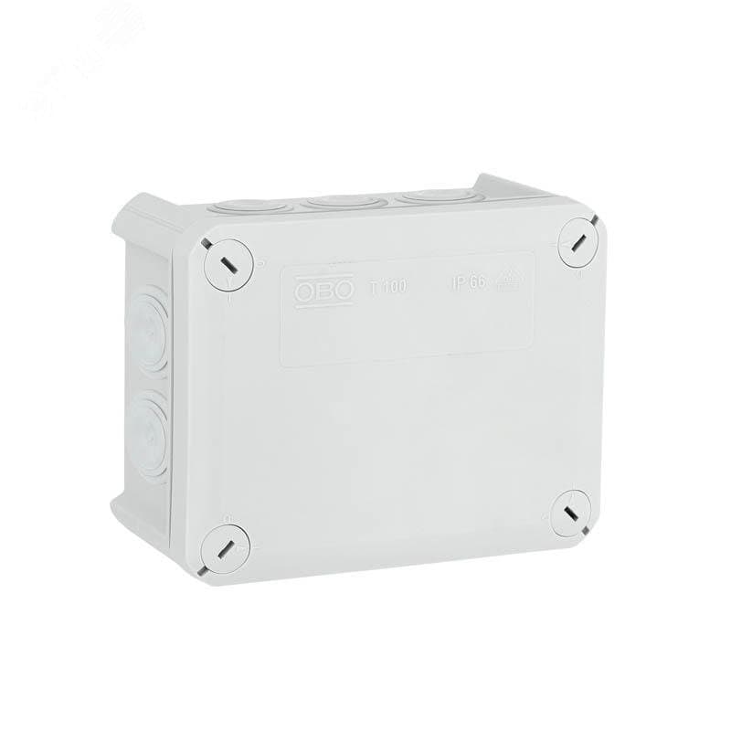 Коробка распаячная T100 влагозащищенная IP 66 150x116x67