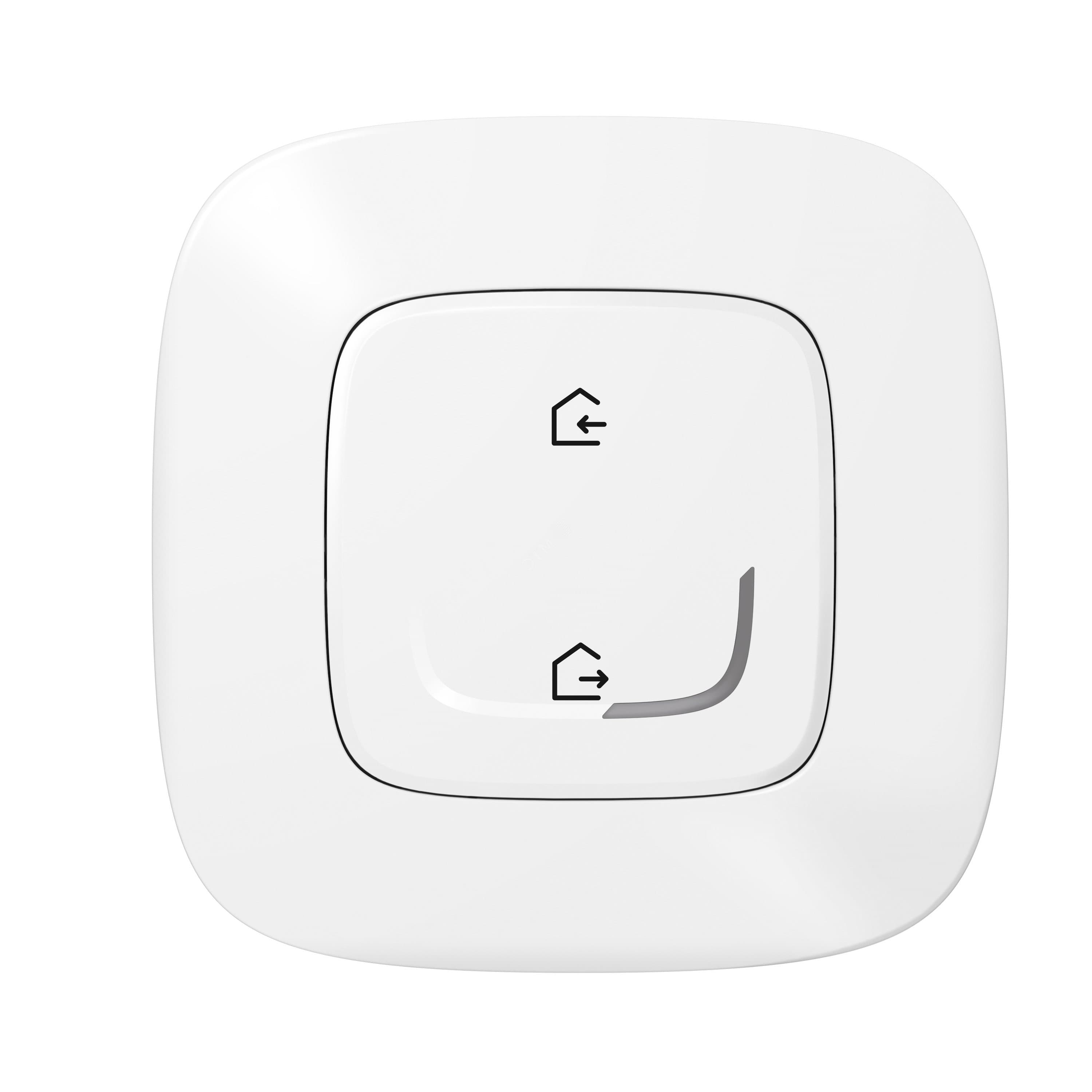 Valena Allure with NETATMO  Главный беспроводной выключатель  Я дома/Я вне дома . Цвет Белый