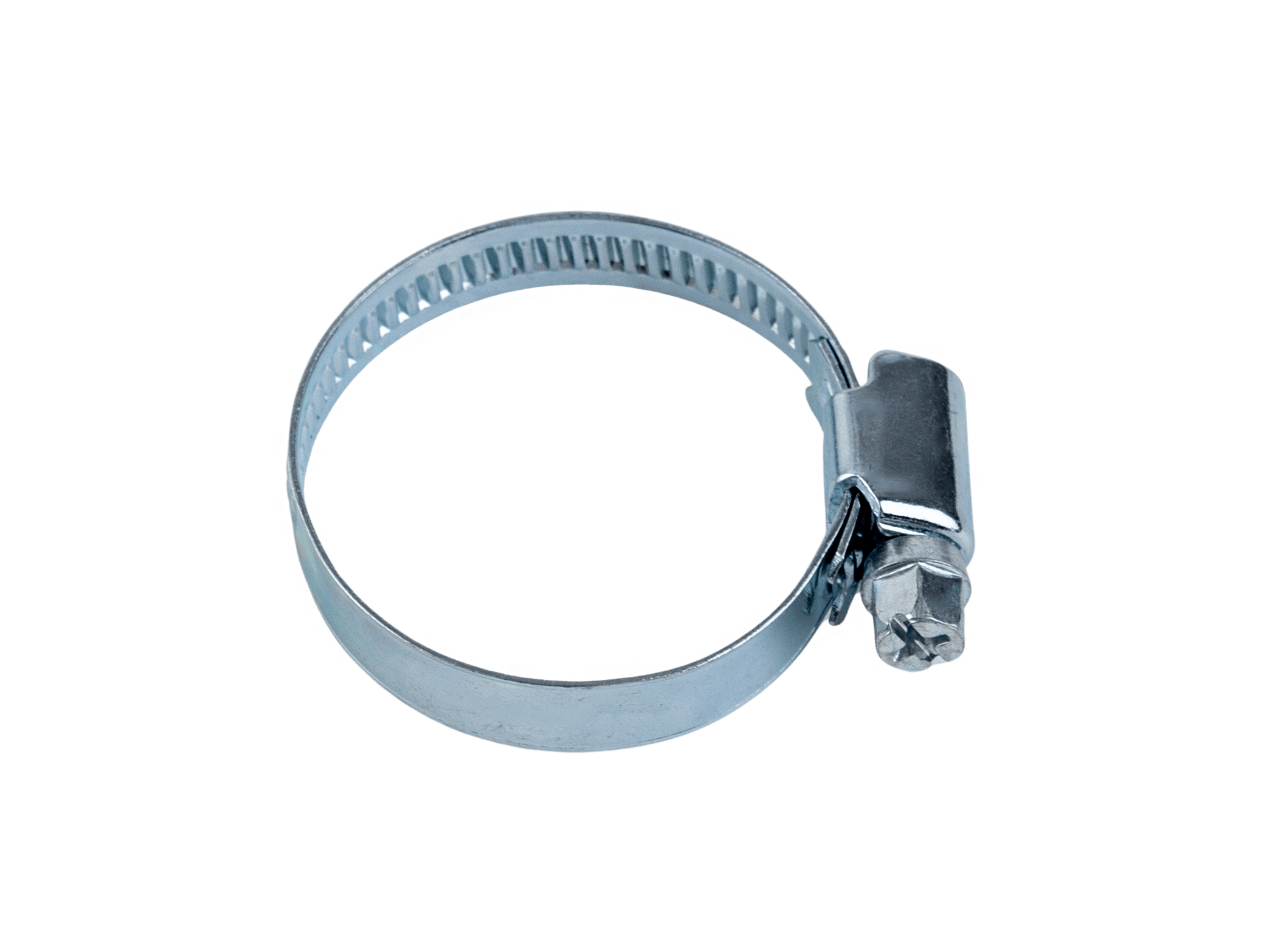 Хомут червячный 100-120/9 W1 оцинкованная сталь 1Л 100-120-7 ГОСТ 28191-89