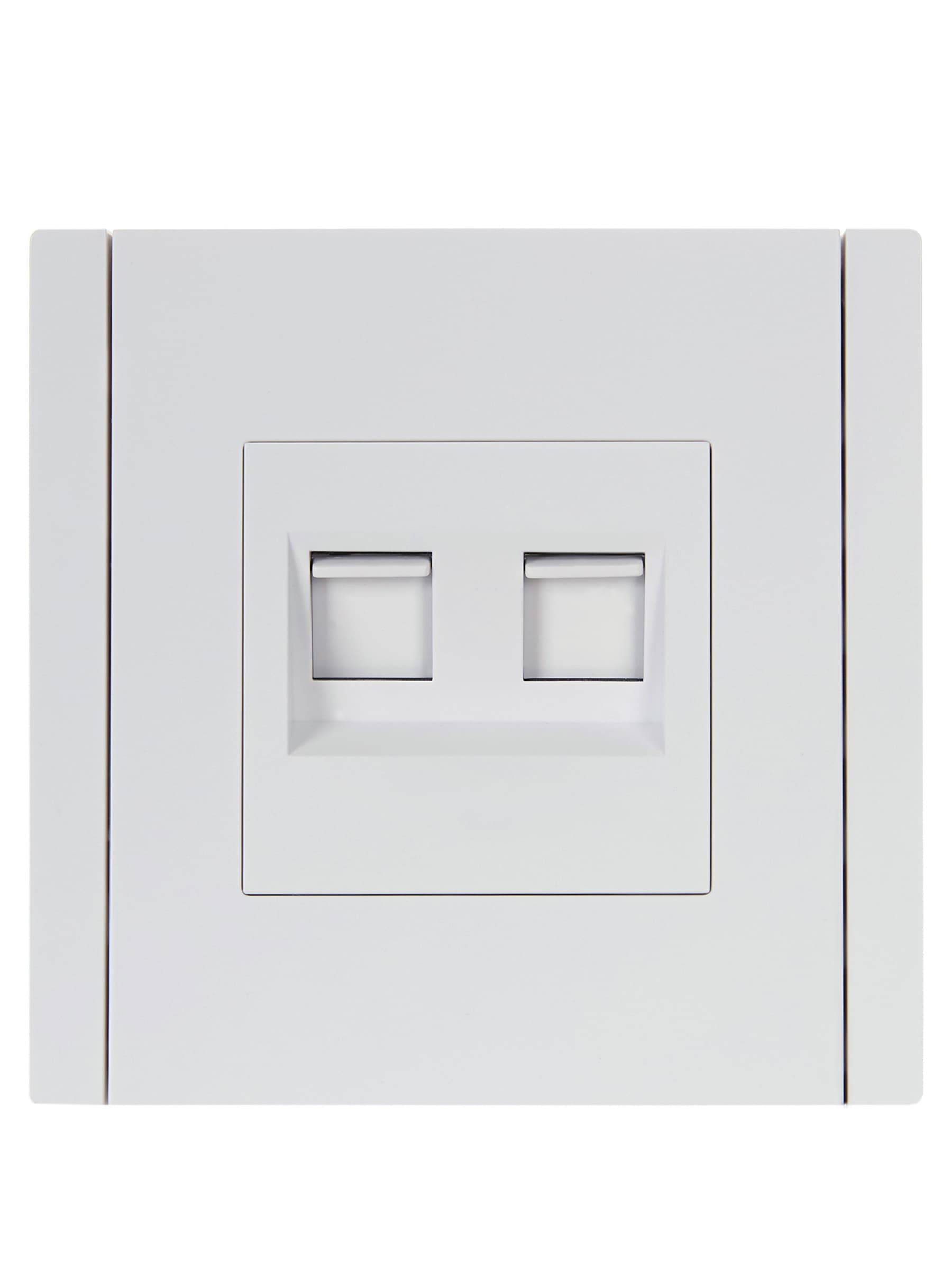 FORTE&PIANO Розетка двойная RJ11+RJ45 кат.5E FP235 белый IEK