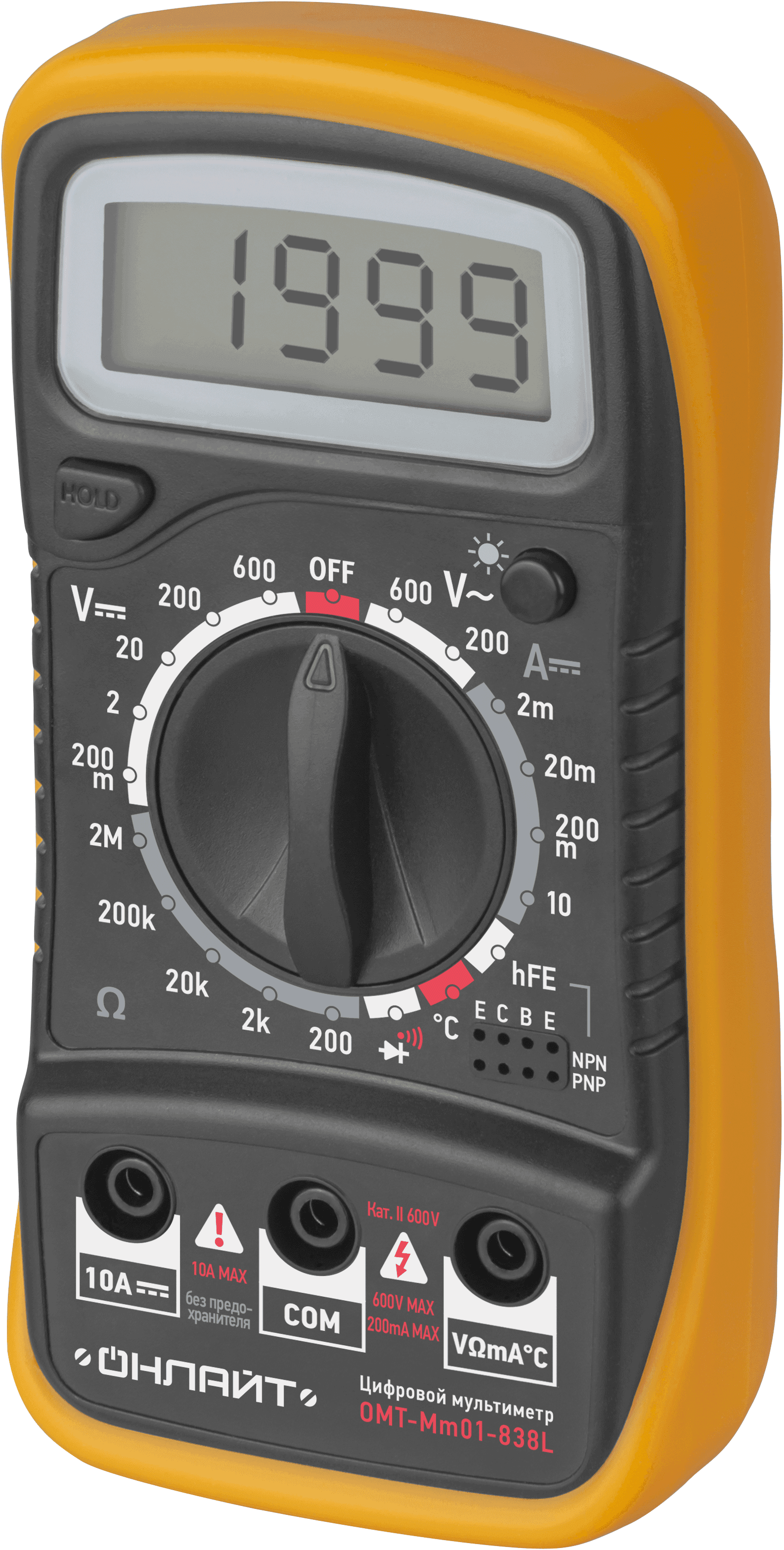 Мультиметр 90 081 ОMT-мм 01-838L (838L)