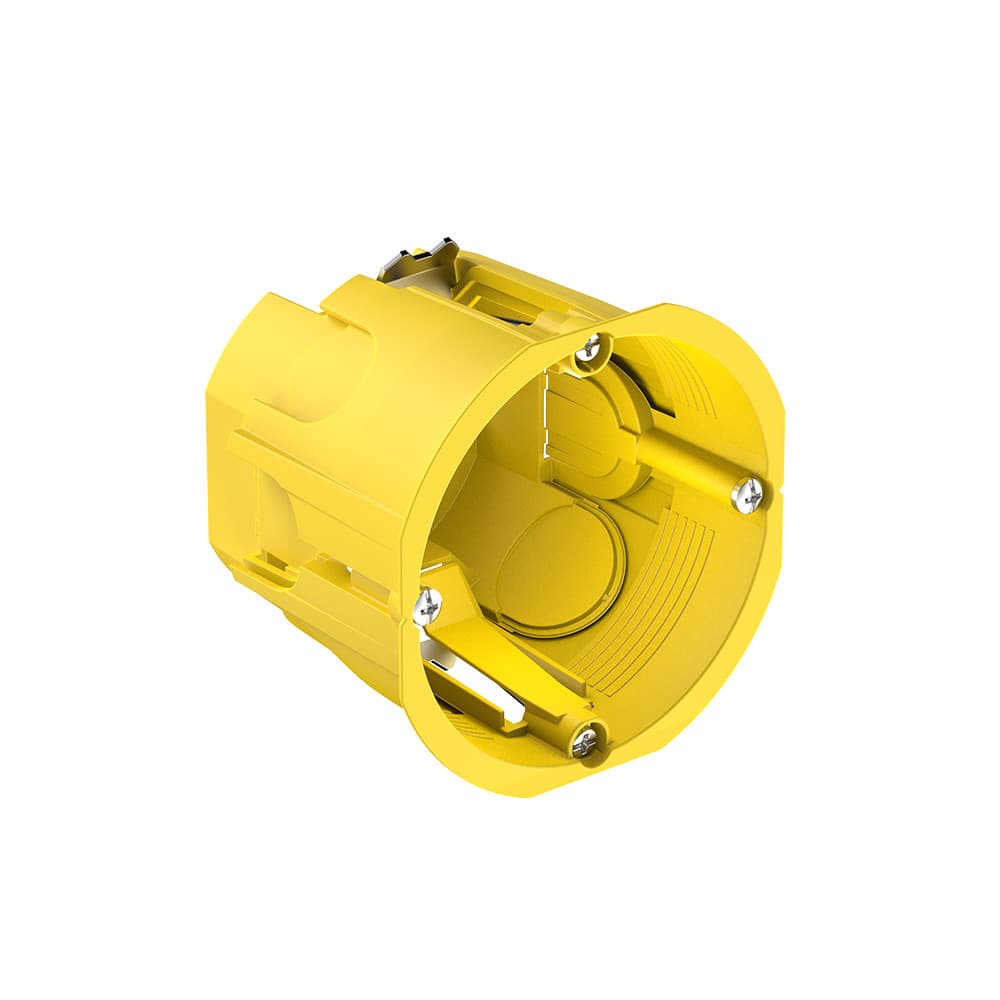 MultiBox Коробка установочная для полых стен 68(65)x60 мм Жёлтая (со стикером)