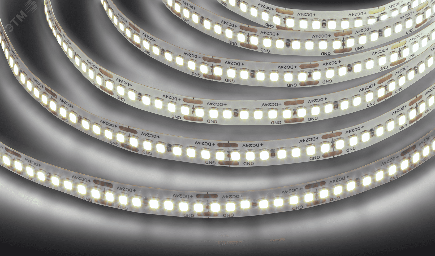 Лента светодиодная 18Вт/м 24В 4000К IP20 240LED/м NLS-2835 5м