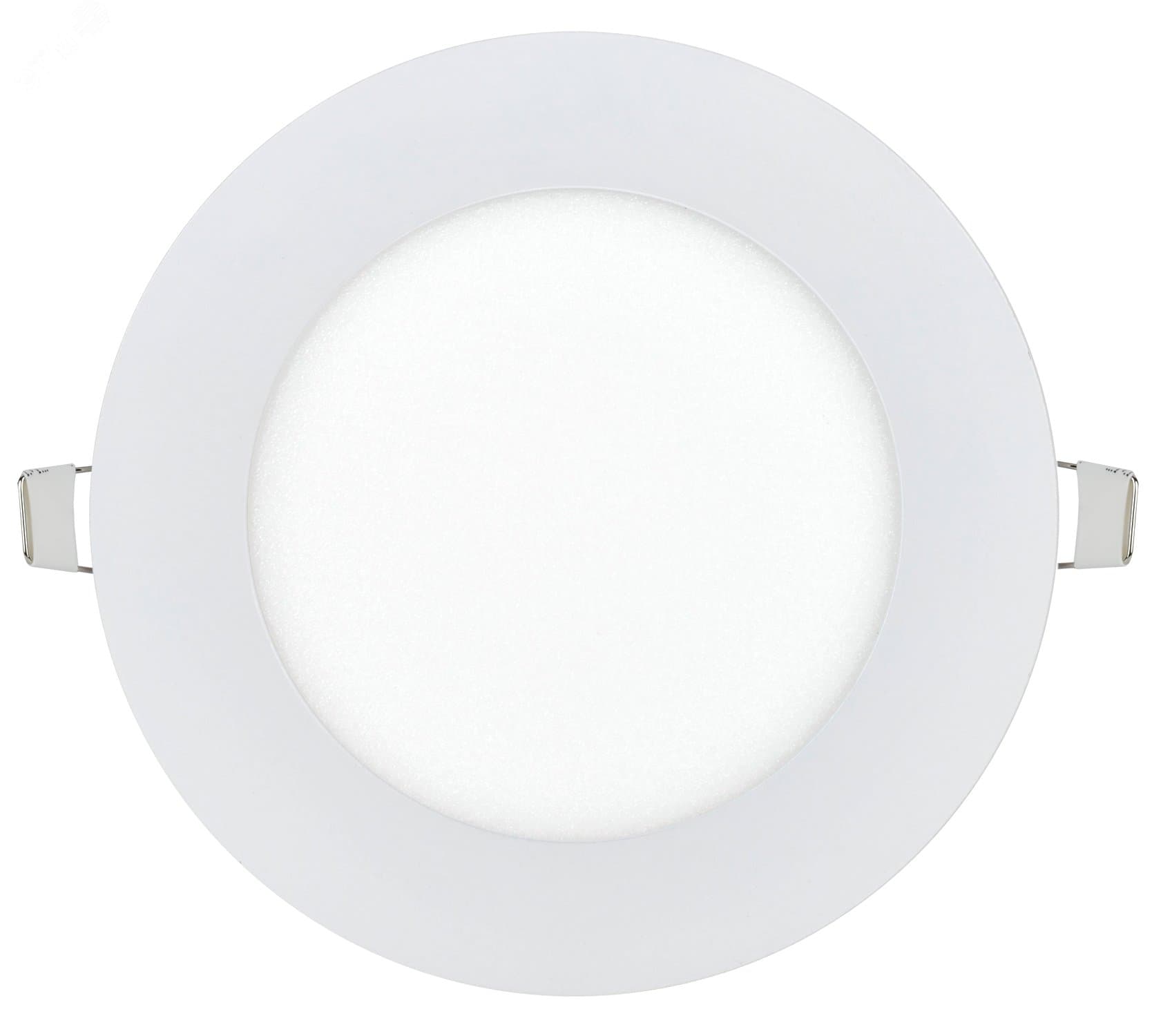 Светильник декоративный светодиодный LED встраиваемый ДВО 1602 белый круг LED 7Вт 4000К IP20