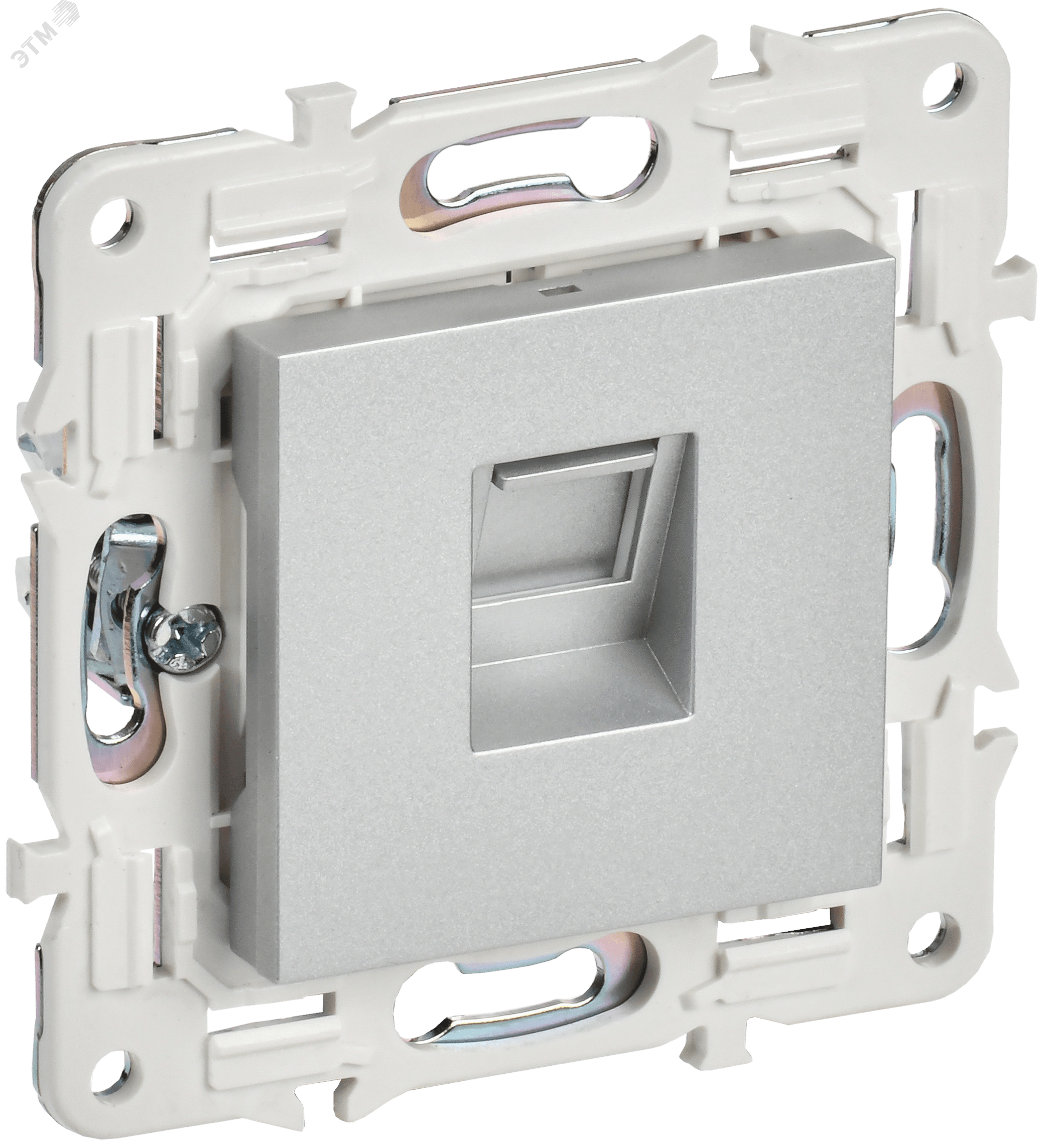 SKANDY Розетка компьютерная RJ45 кат.5E SK-K01S серебряный IEK