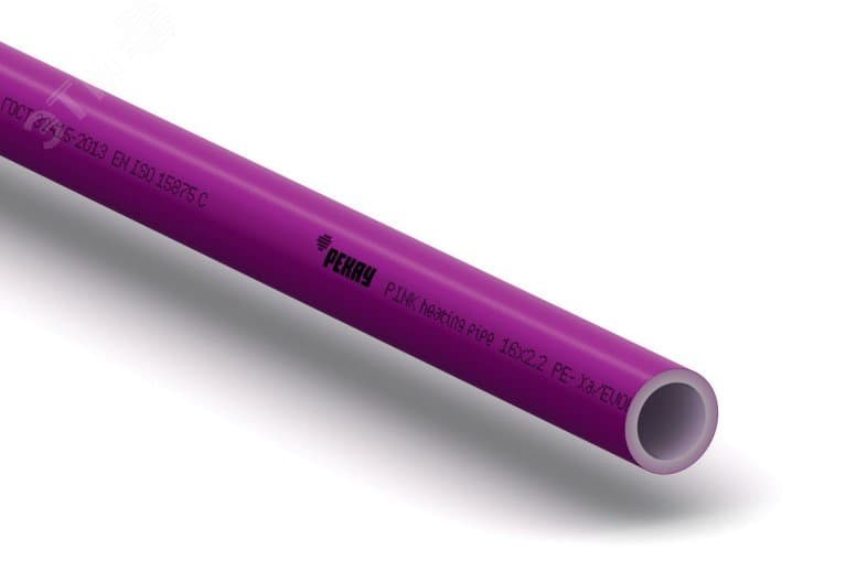 Труба 16х2.2 Pink сшитый полиэтилен PE-Xa, слой EVOH, бухта 120 м