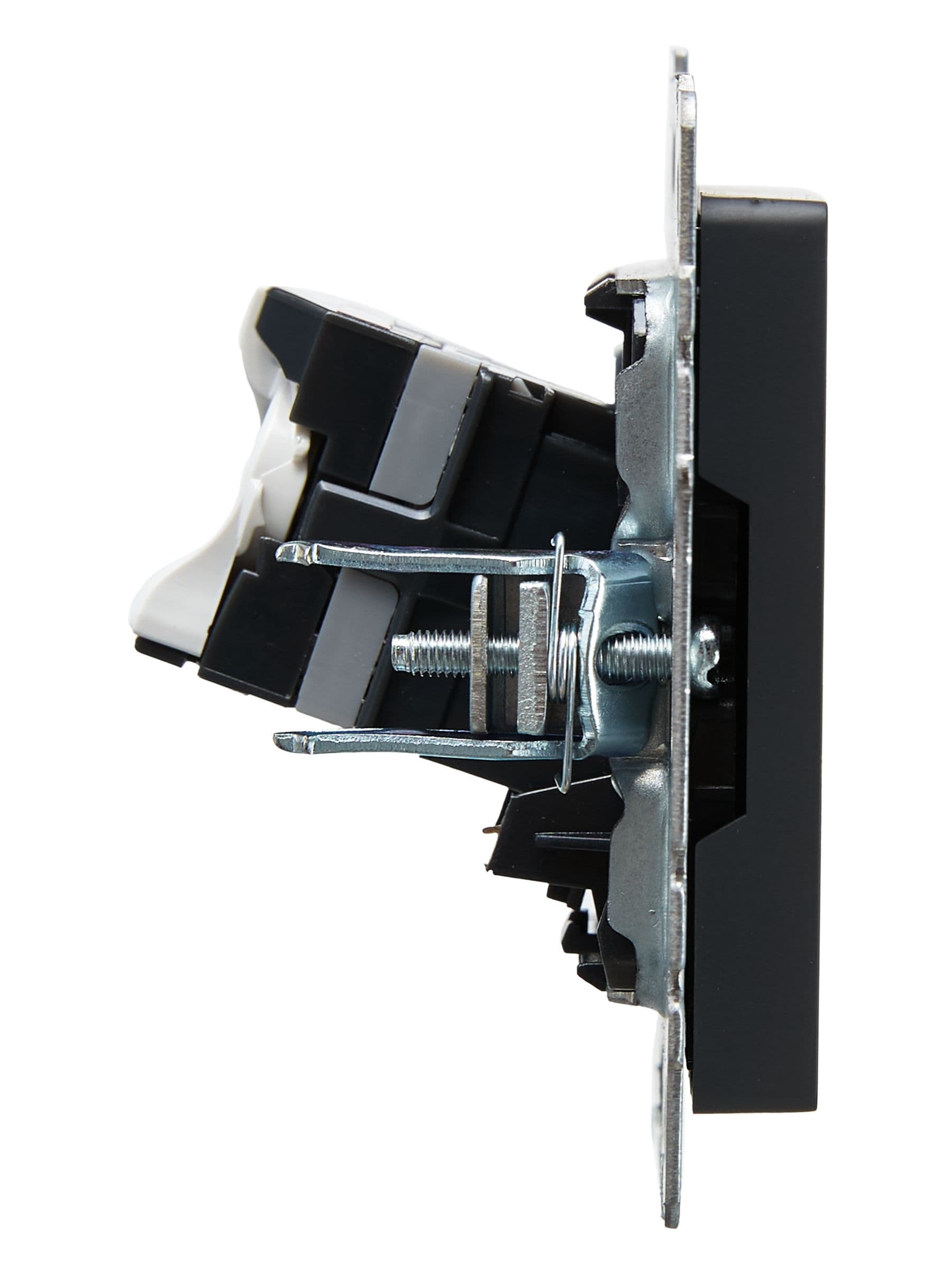 BRITE Розетка компьютерная RJ45 кат.5E РК10-БрГ графит