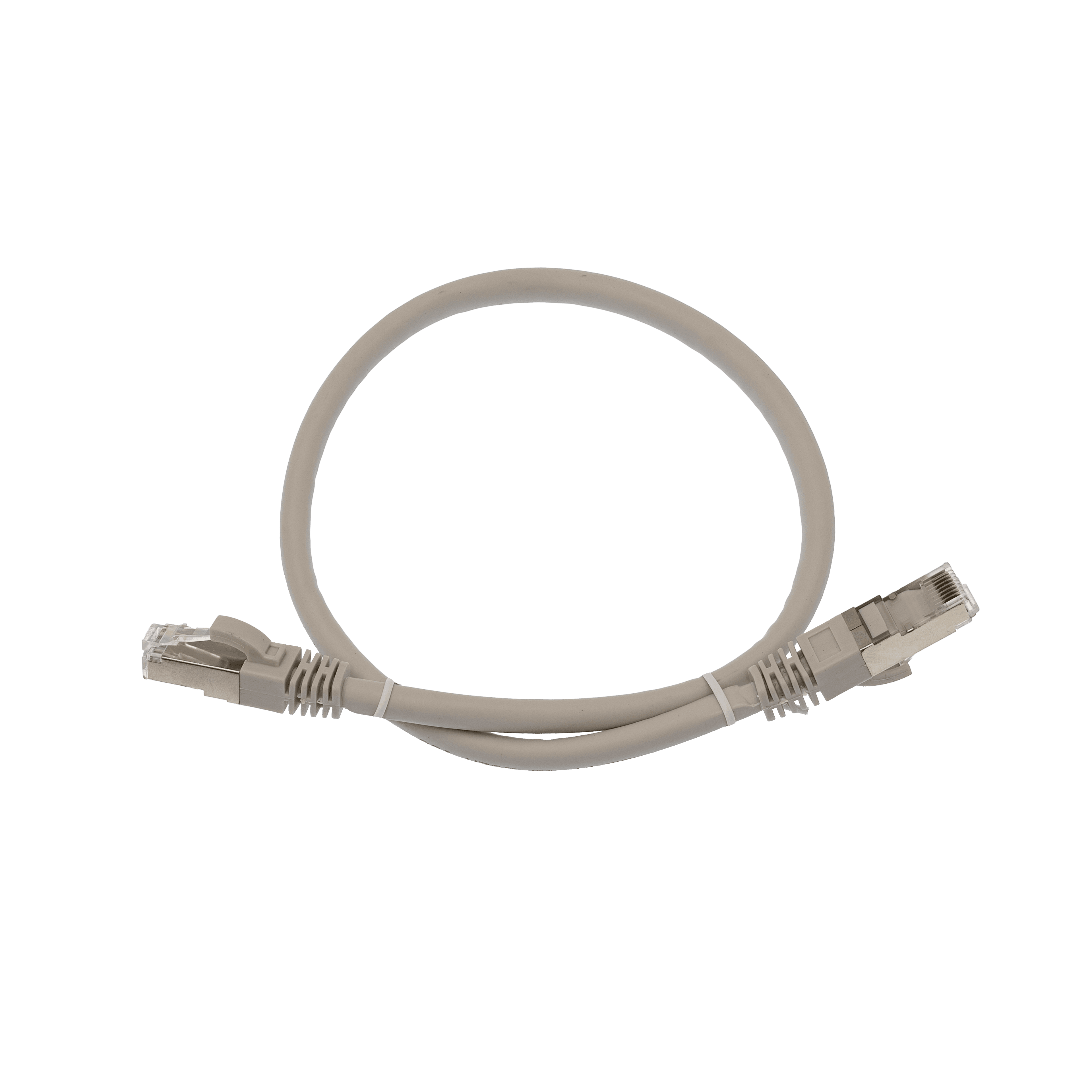 Патч-корд UTP 5e 4x2 26AWGCu LSZH серый 0.5м