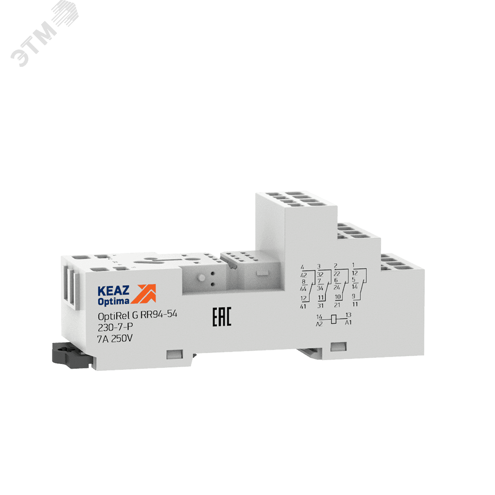 Розетка для реле OptiRel G RR94-54-230-7-P