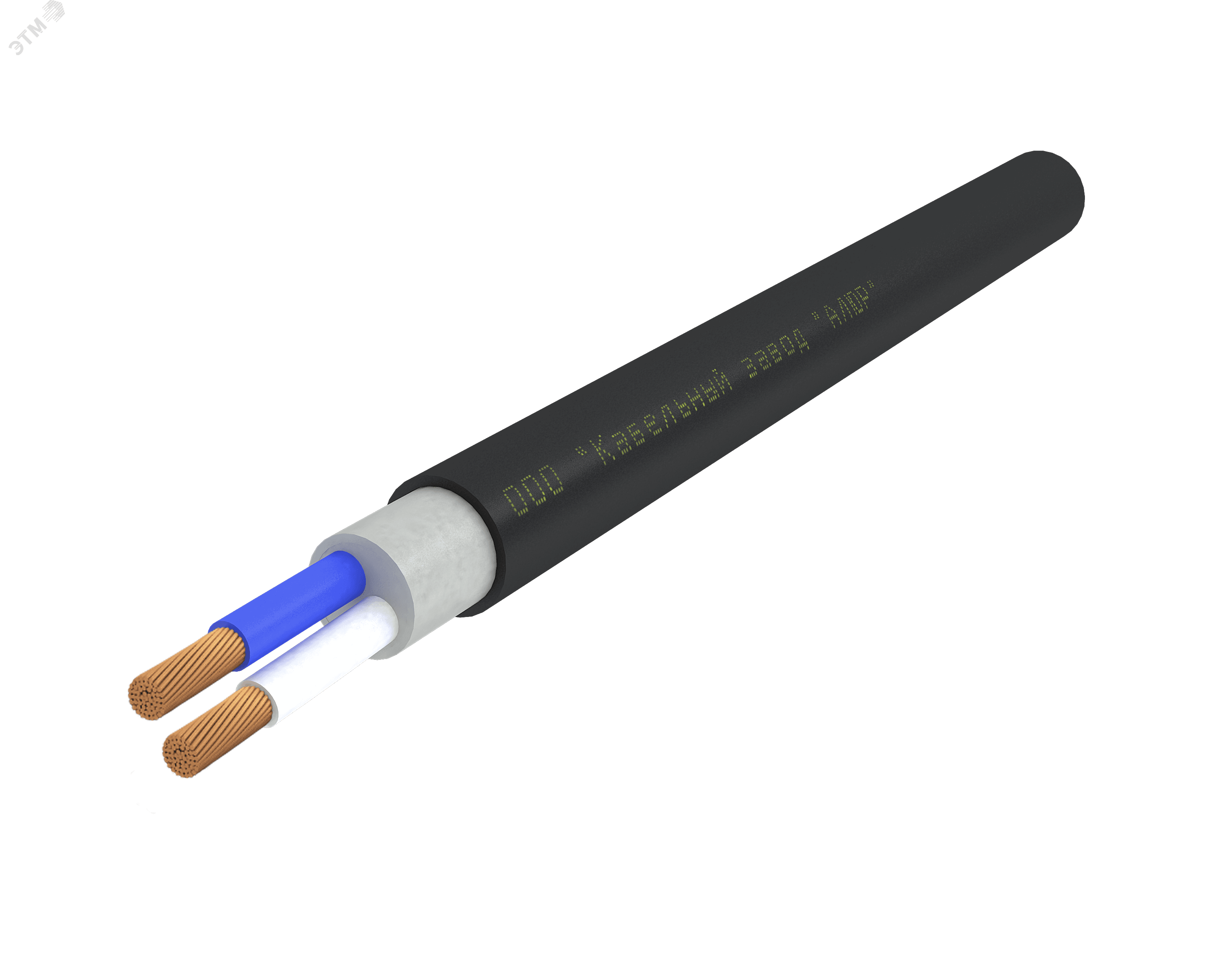 Кабель силовой КГВВнг(А)-LS 2х1(N) 220/380-3 100м