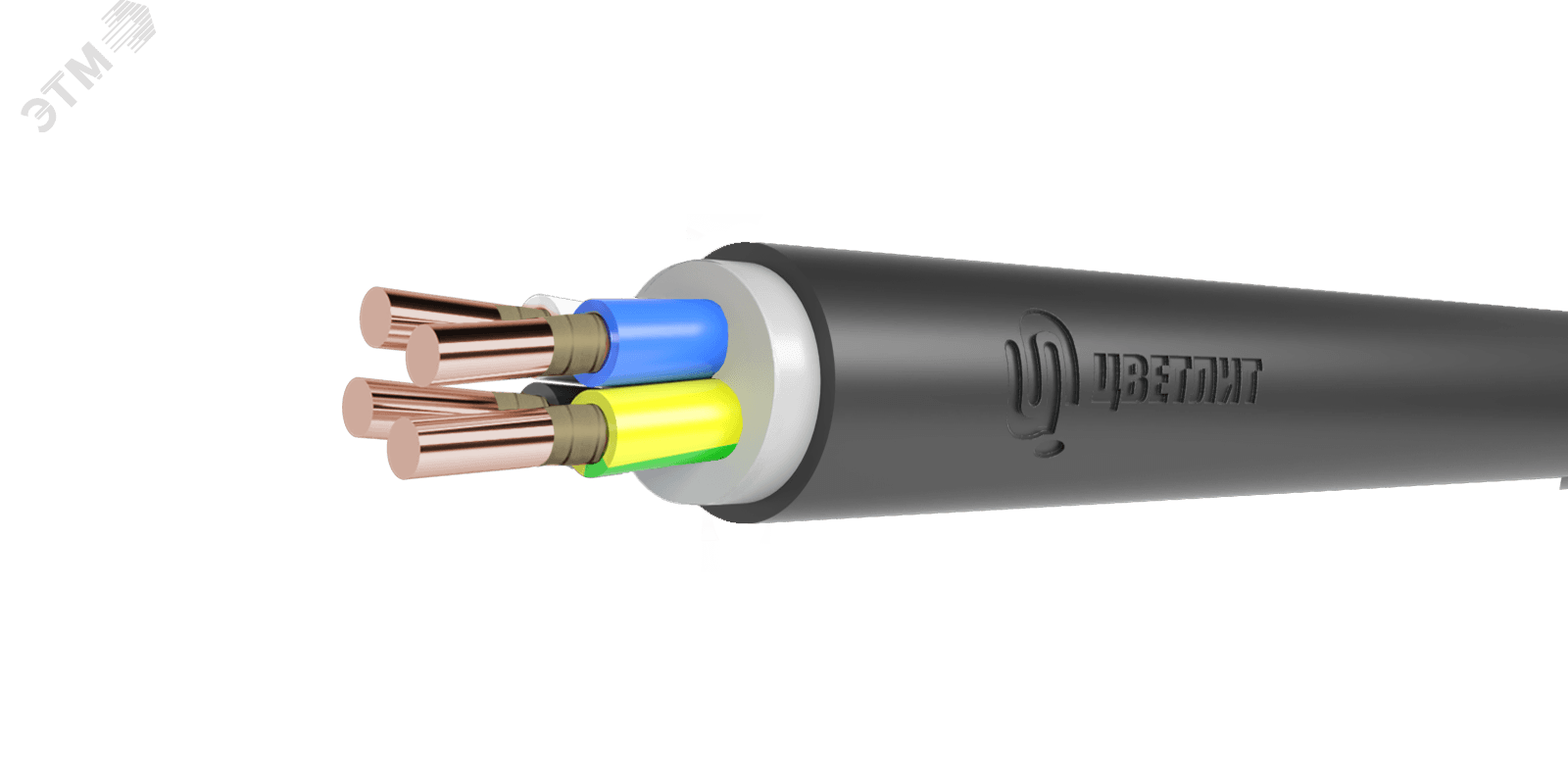 Кабель силовой ВВГнг(А)-FRLS 4х2.5ок(N)-0.66 ТРТС