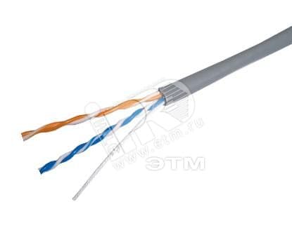Витая пара U/UTP кат 5e 2х2х0.48 AWG24 Standart PVC IN