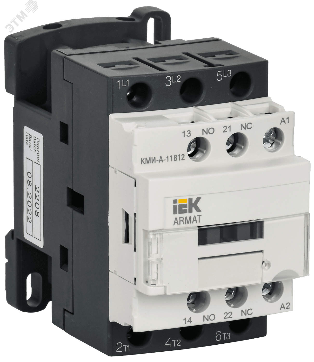 Контактор КМИ-А-11812 LC1D 18А 230В/АС3 1НО/1НЗ