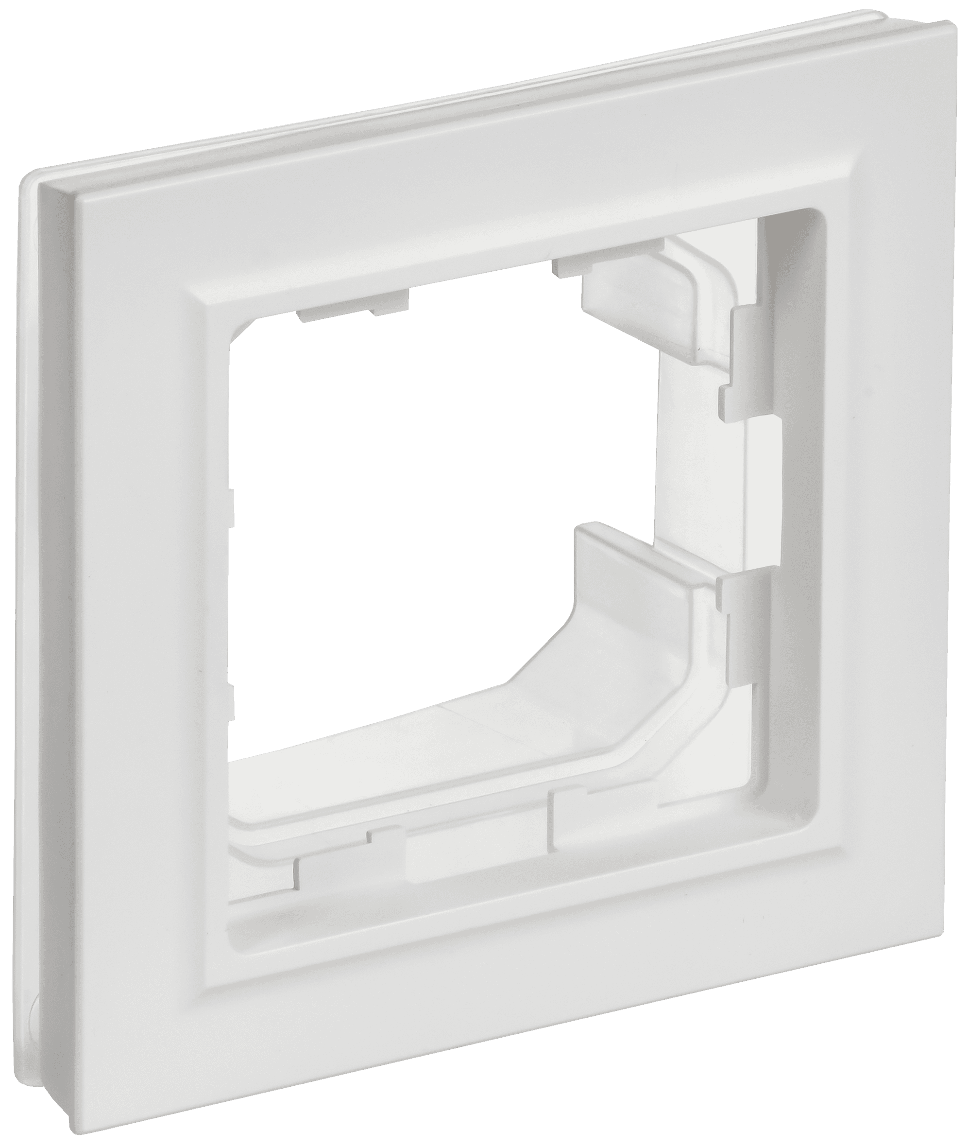 BRITE Рамка 1-местная IP44 РУ-1-БрАБ-44 арктический белый IEK