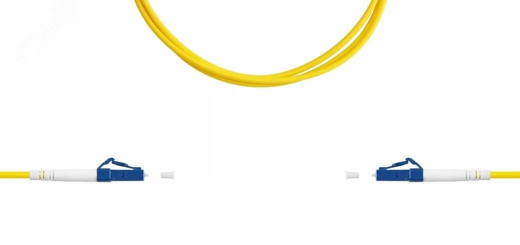 Патч-корд оптический LC/UPC-LC/UPC LSZH OS2 SM9/125 1м