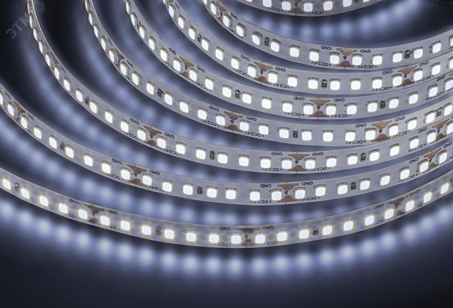 Лента светодиодная 14Вт/м 24В 6000К IP20 182LED/м NLS-2835 5м