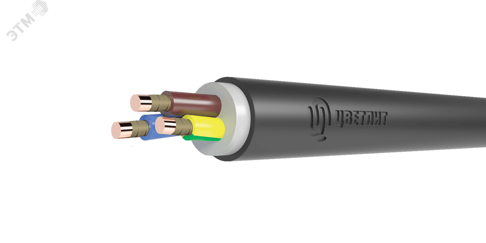 Кабель силовой ВВГнг(А)-FRLSLTx 3х1,5ок(N,PE)-0,66 ТРТС барабан