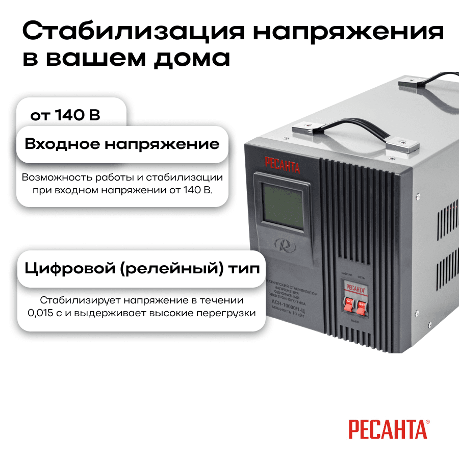 Стабилизатор АСН-10000/1-Ц