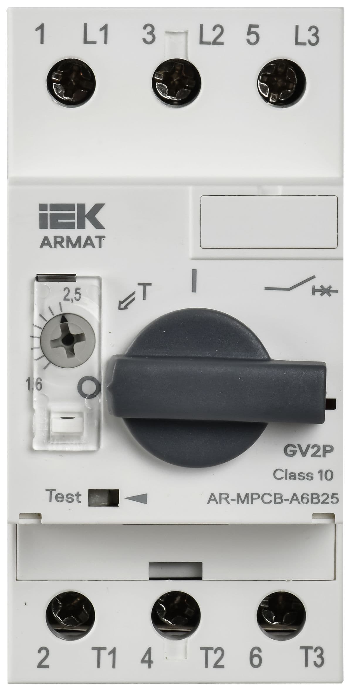 ARMAT Автоматический выключатель защиты двигателя A6 GV2P 1,6-2,5А