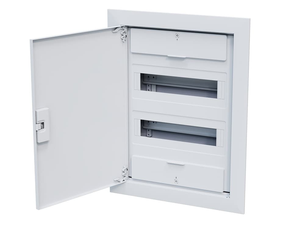 Щит  ЩРВ-п-24 белый с белой дверью IP40 OptiBox PRO