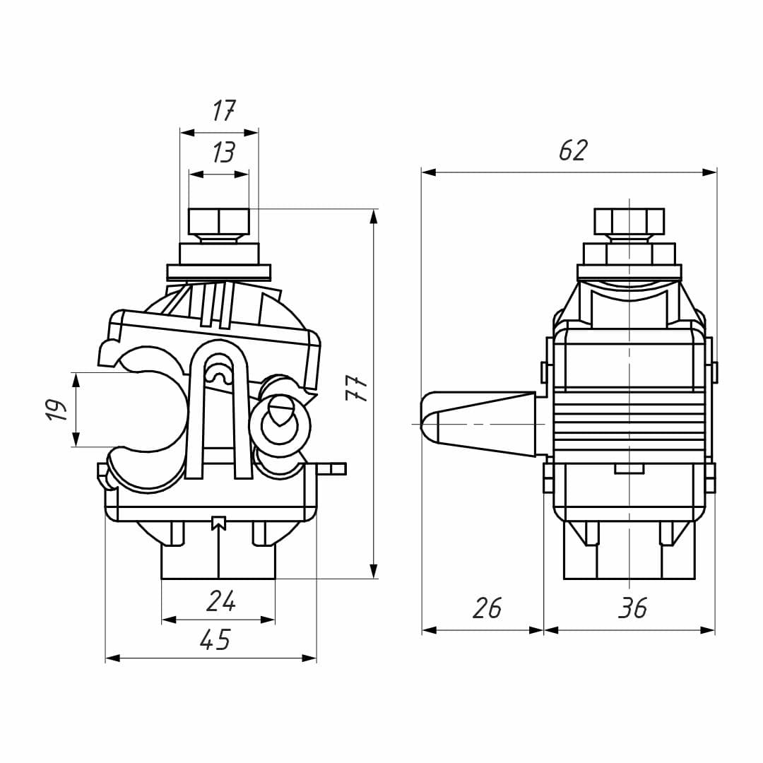 RPN 150 зажим ответвительный