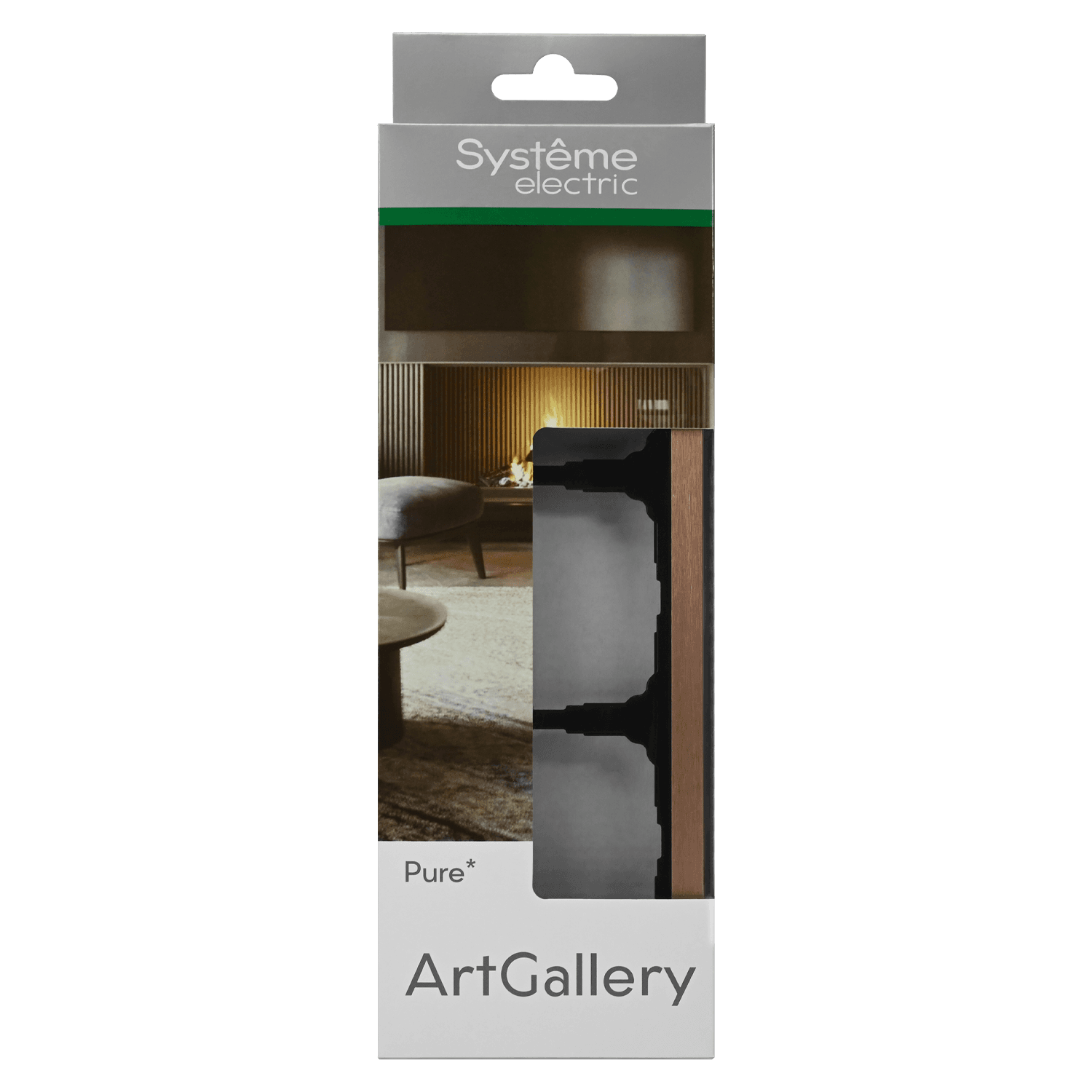 ARTGALLERY PURE 3-постовая РАМКА, МЕТАЛЛ МЕДЬ
