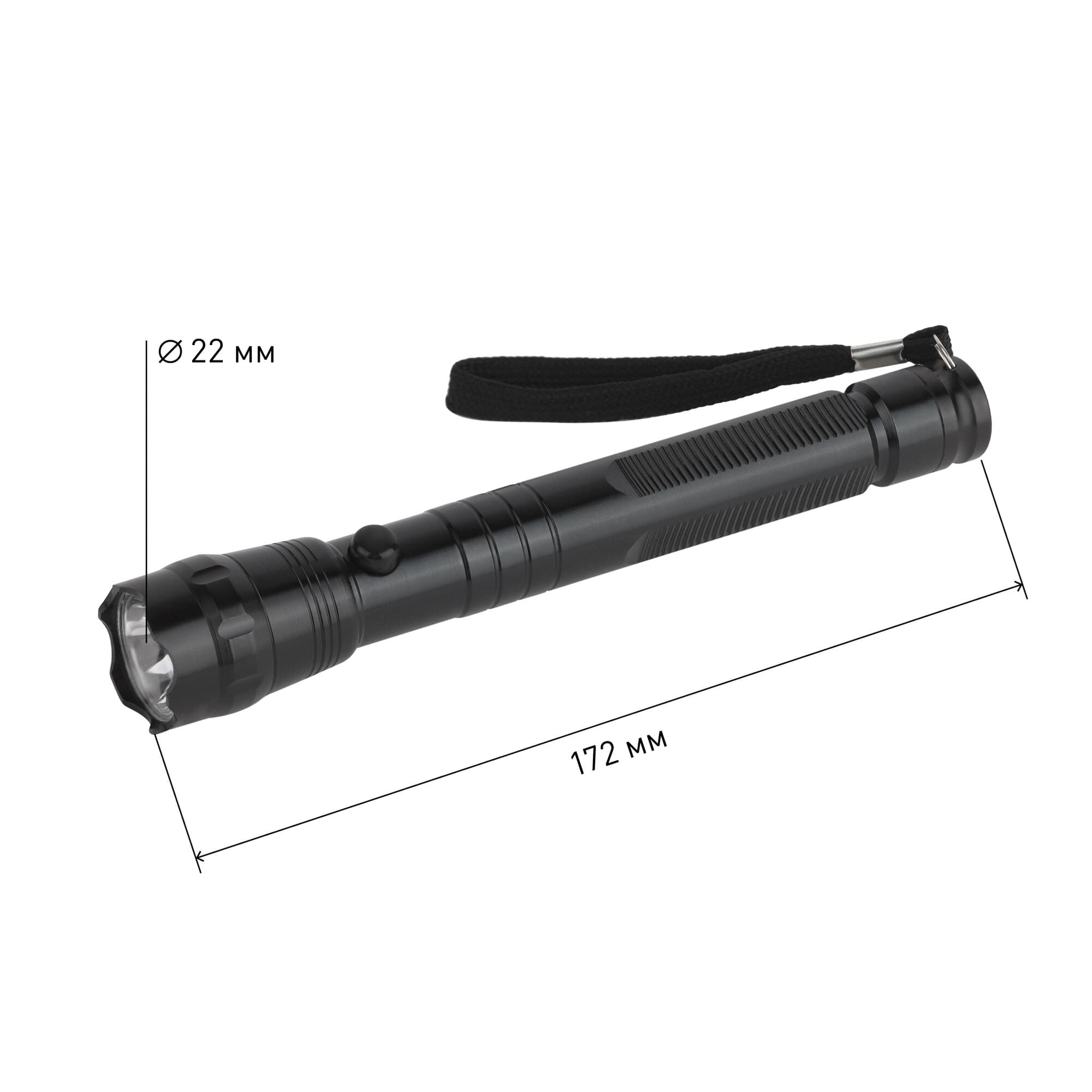 Фонарь TM1W Трофи 1x1W LED, алюм, 2хАА