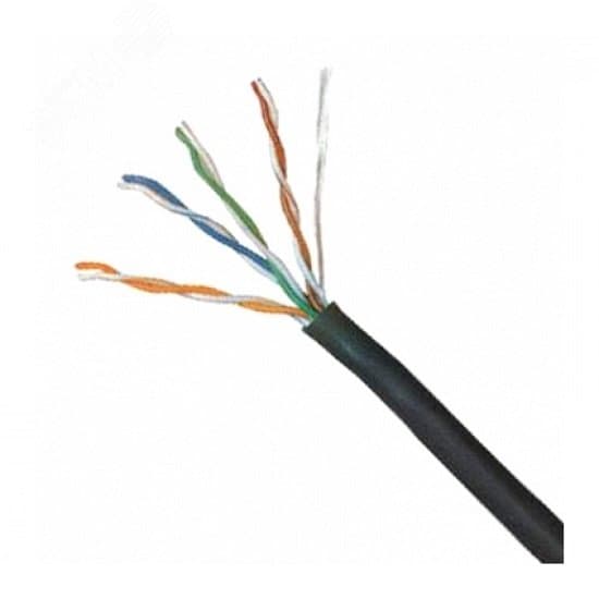 Витая пара U/UTP кат 5e 4х2х0.48 AWG24 Standart PE OUT