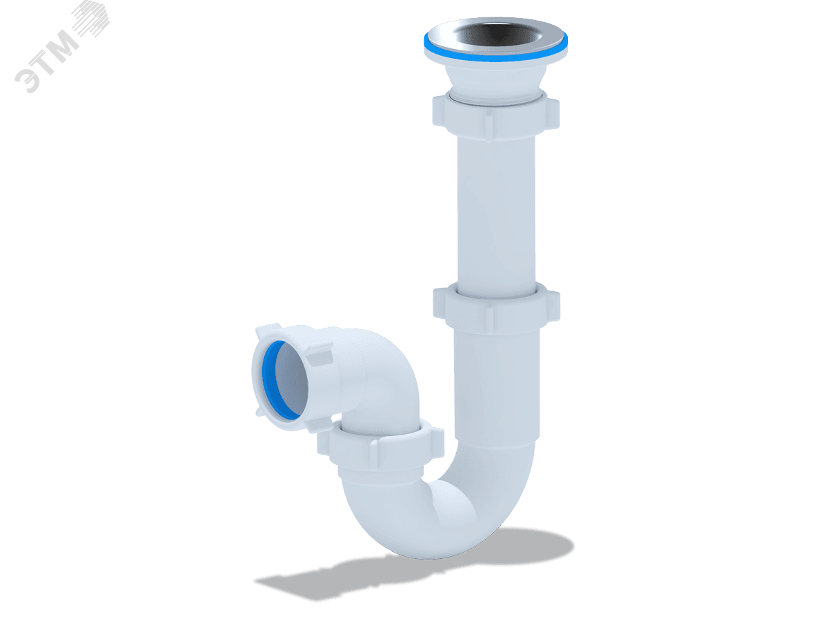 Сифон для мойки АНИ 1 1/2'X40 прямоточный