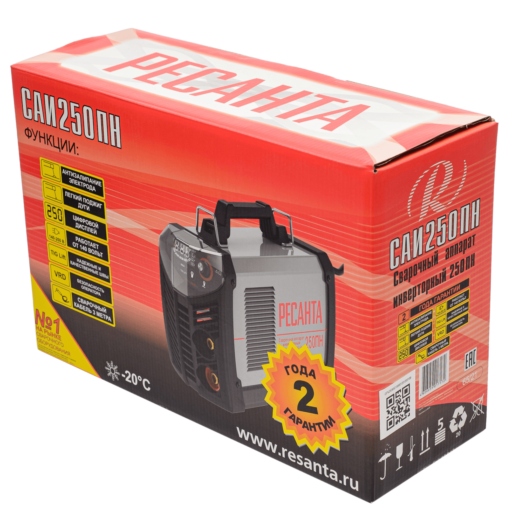 Инвертор сварочный ММА САИ  250ПН