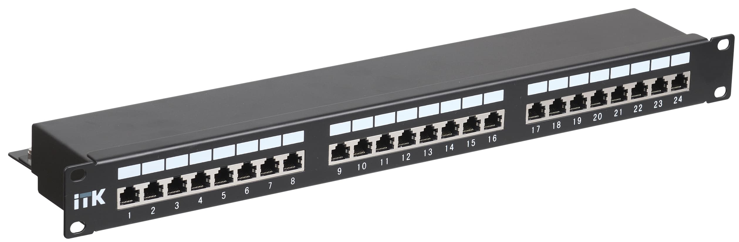 Патч-панель 1 юнит кат.5Е STP 24 порта (IDC Dual)