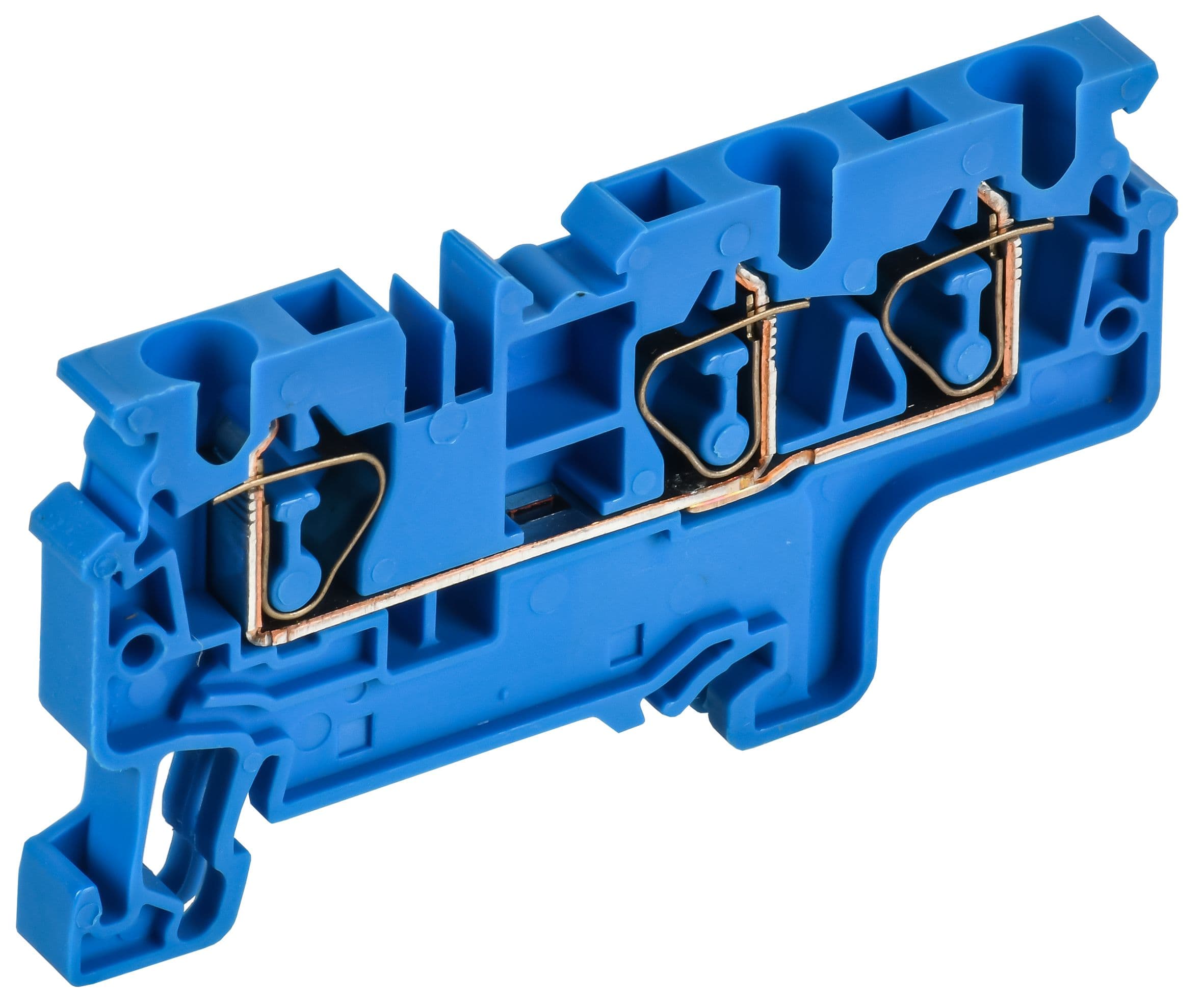 ARMAFIX Клемма пружинная CX4-3 BU 4мм2 трехконтактная синяя IEK
