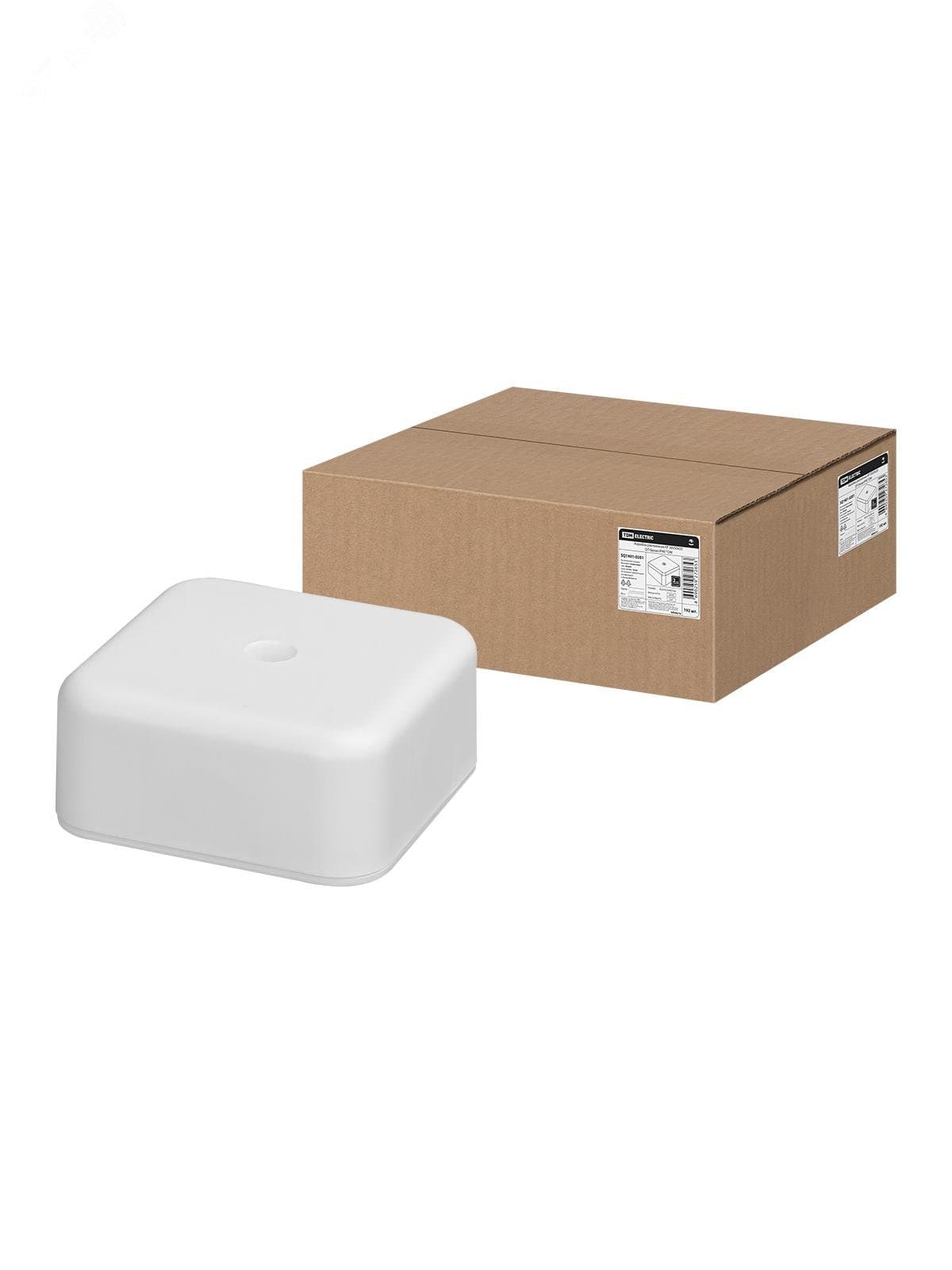 Коробка распаячная КР 50х50х20 ОП белая IP40