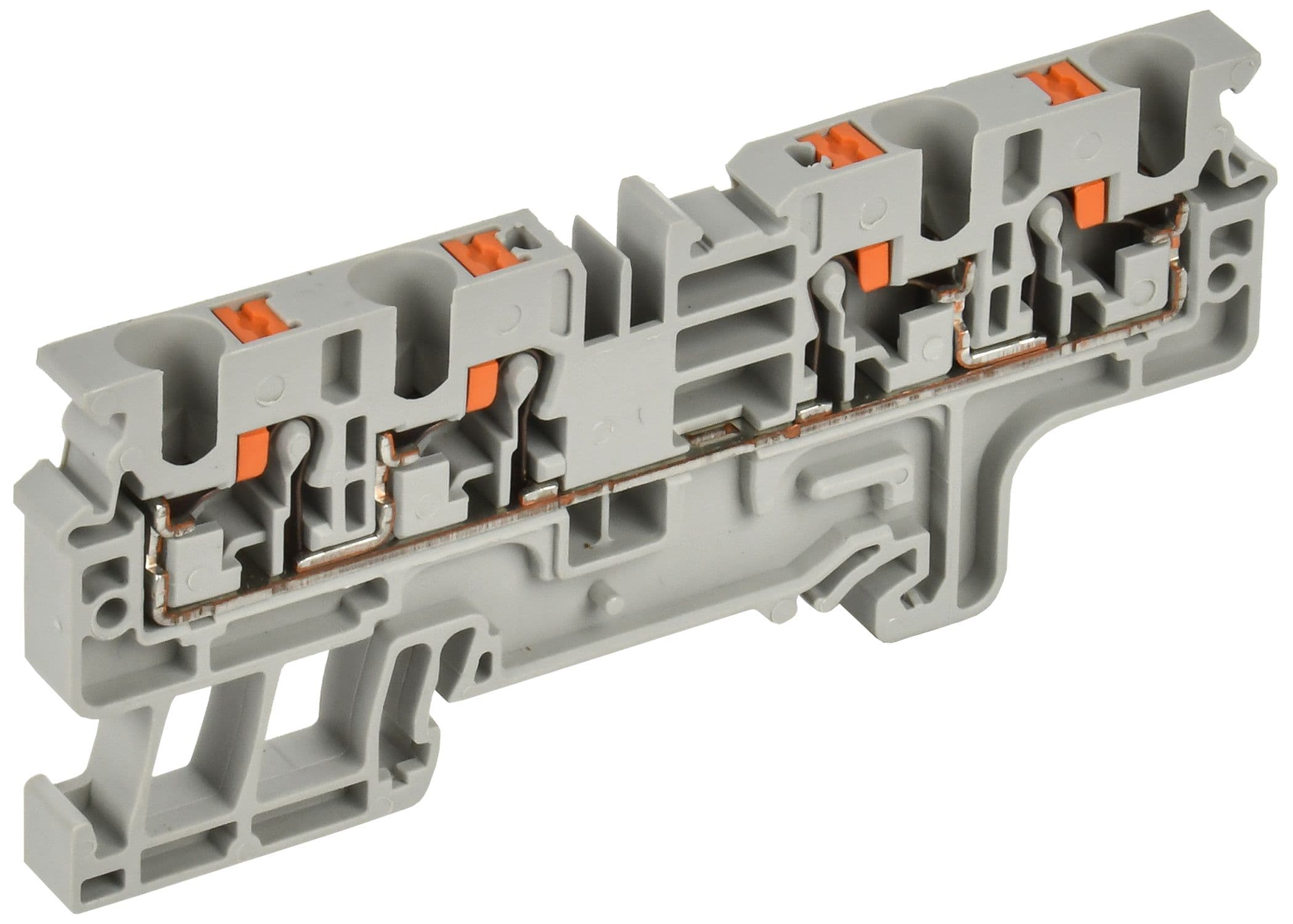 ARMAFIX Клемма пружинная Push-in CP-MC 4 вывода 4мм2 серая IEK