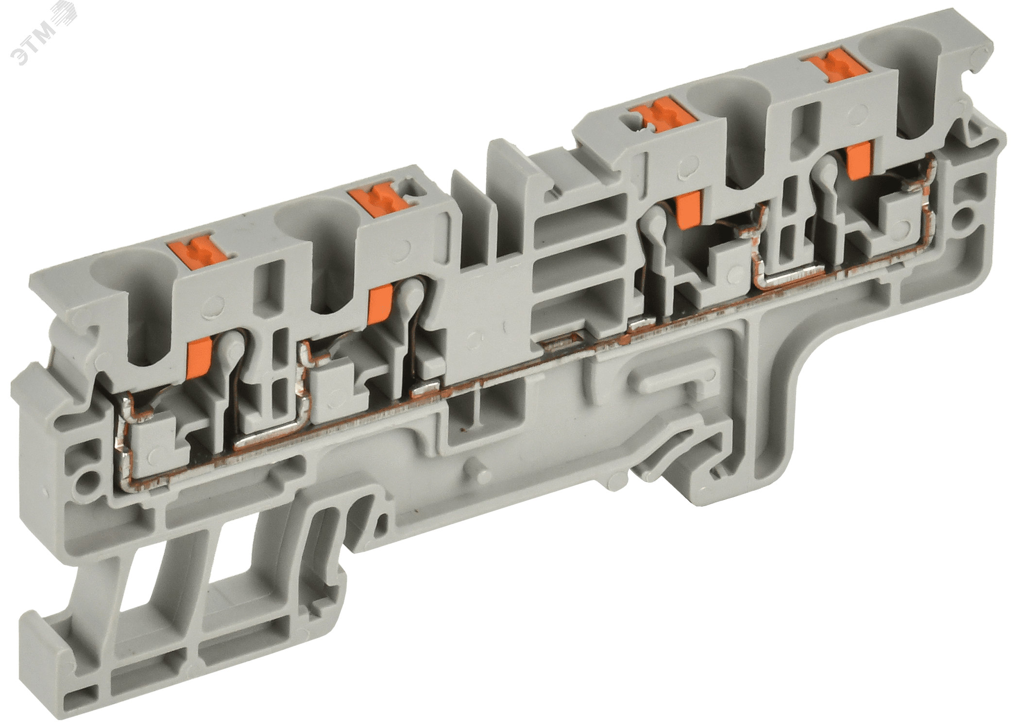 ARMAFIX Клемма пружинная Push-in CP-MC 4 вывода 4мм2 серая IEK