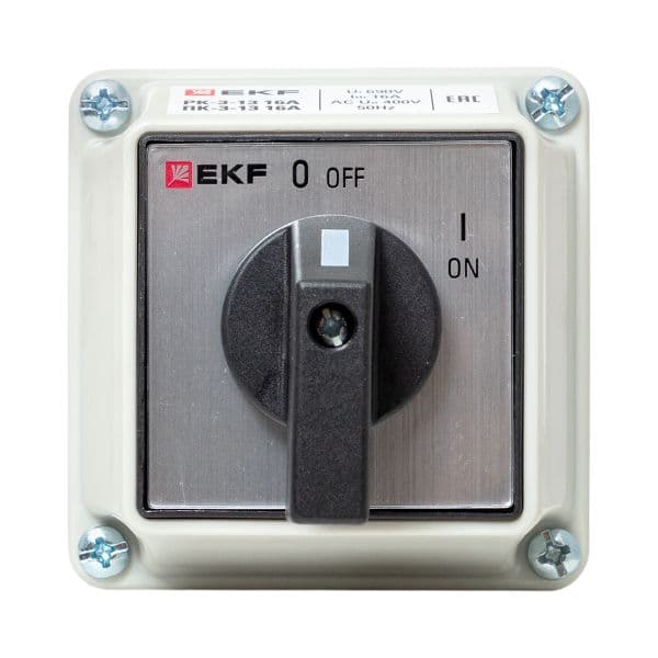 Переключатель кулачковый ПК-3-13 16А 3P ВКЛ-ВЫКЛ IP65 PROxima