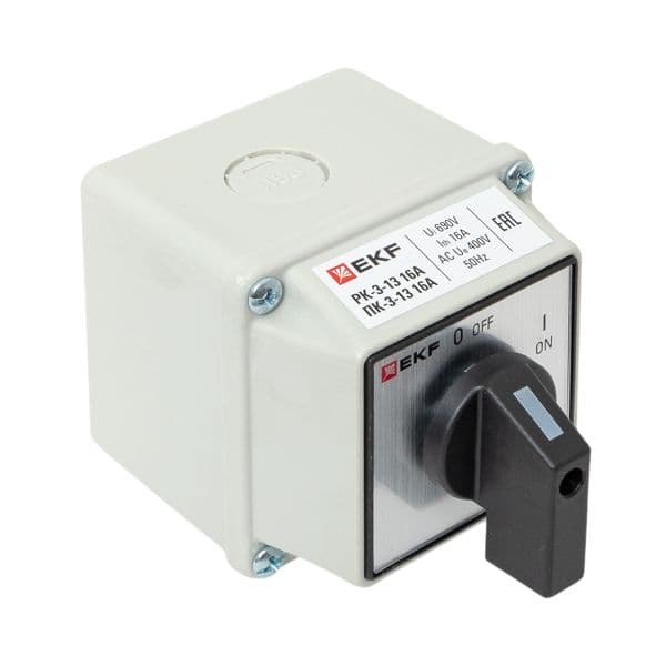 Переключатель кулачковый ПК-3-13 16А 3P ВКЛ-ВЫКЛ IP65 PROxima