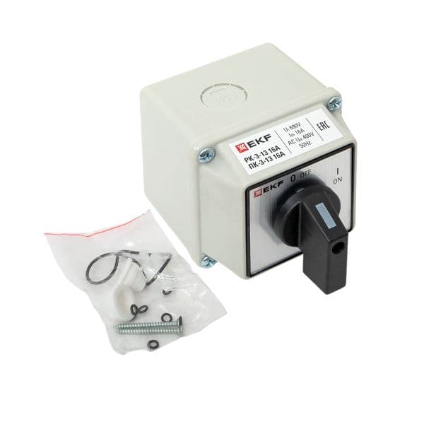 Переключатель кулачковый ПК-3-13 16А 3P ВКЛ-ВЫКЛ IP65 PROxima