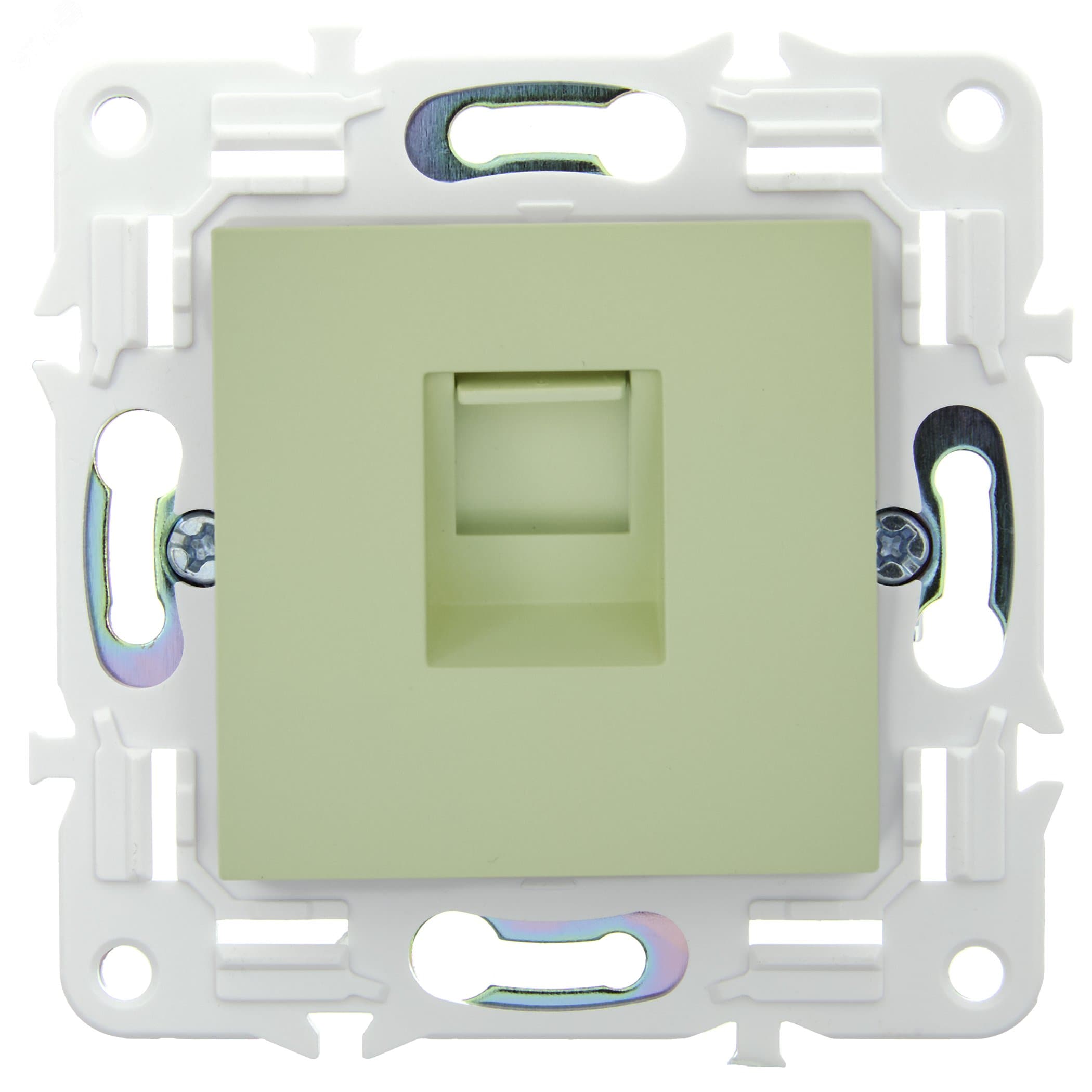 SKANDY Розетка компьютерная RJ45 кат.5E SK-K01G мятный IEK
