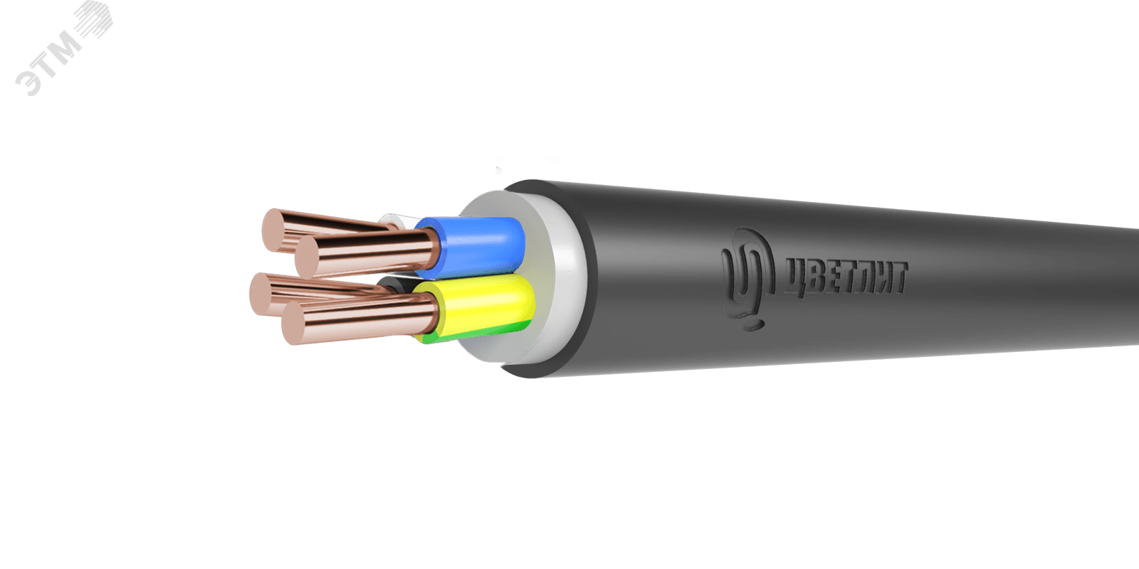 Кабель силовой ППГнг(A)-HF 4х1.5ок(N)-0.66 ТРТС