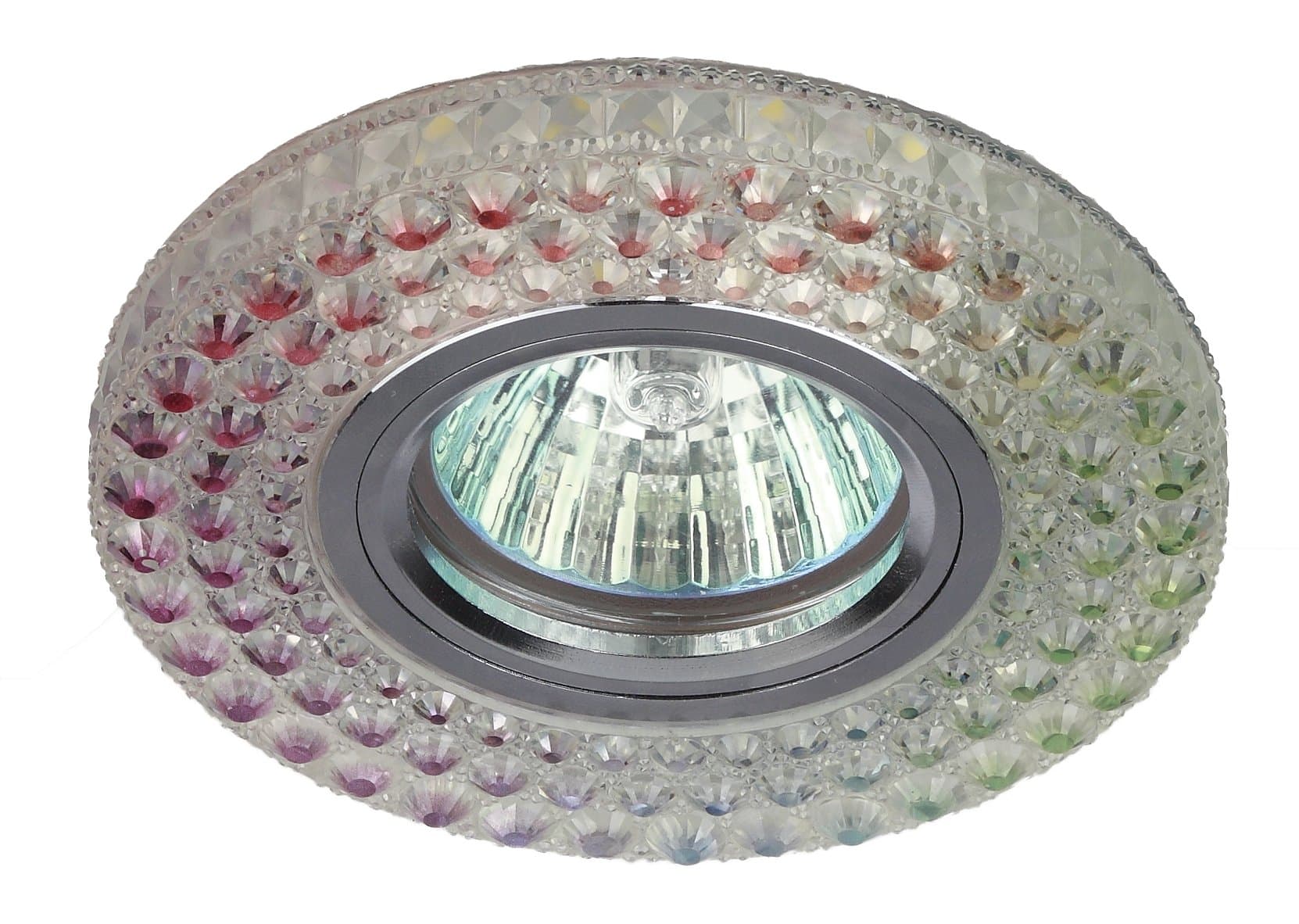 Светильник точечный DK LD15 SL RGB/WH декор cо светодиодной подсветкой MR16, мультиколор