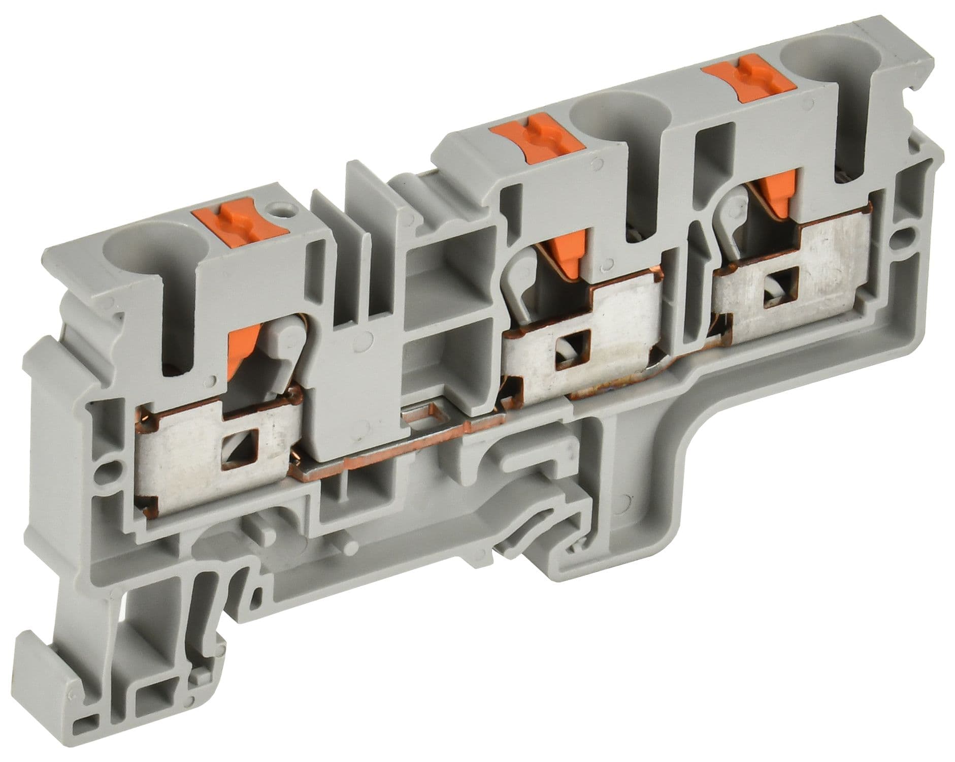 ARMAFIX Клемма пружинная Push-in CP-MC 3 вывода 10мм2 серая IEK