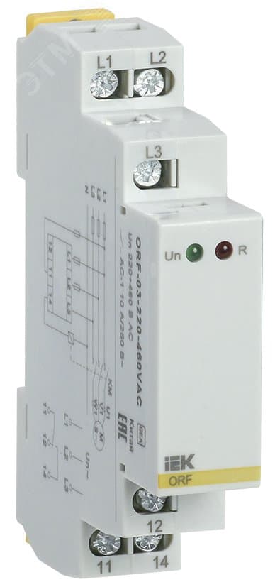 Реле фаз ORF 03. трехфазный 220-460 В AC