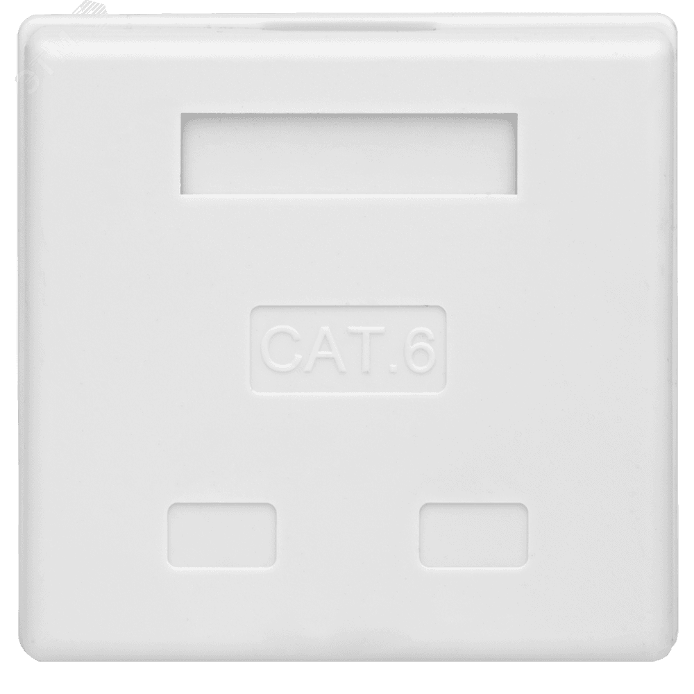 Компьютерная розетка 8P8C (RJ-45), UTP, Cat.6, 2 порта